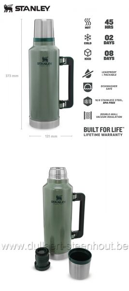 Stanley Classic Legendary Thermos Green| 1,9L