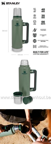 Stanley Classic Legendary Thermos Green| 1,4L