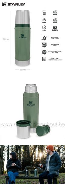 Stanley Classic Legendary Thermos Green| 0,45L