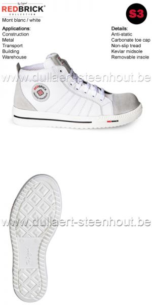  Redbrick Safety sneaker werkschoenen / veiligheidsschoenen sneaker - Mont blanc S3