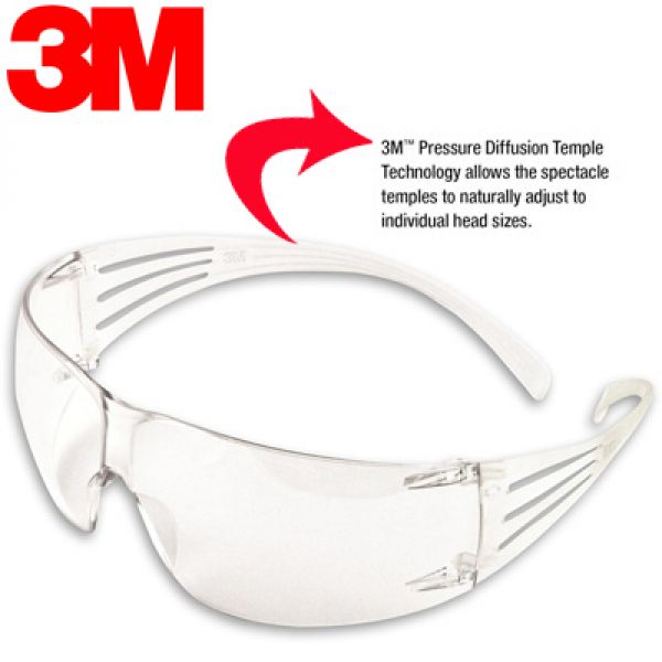 3M SecureFit SF201 uiterst flexibele veiligheidsbril