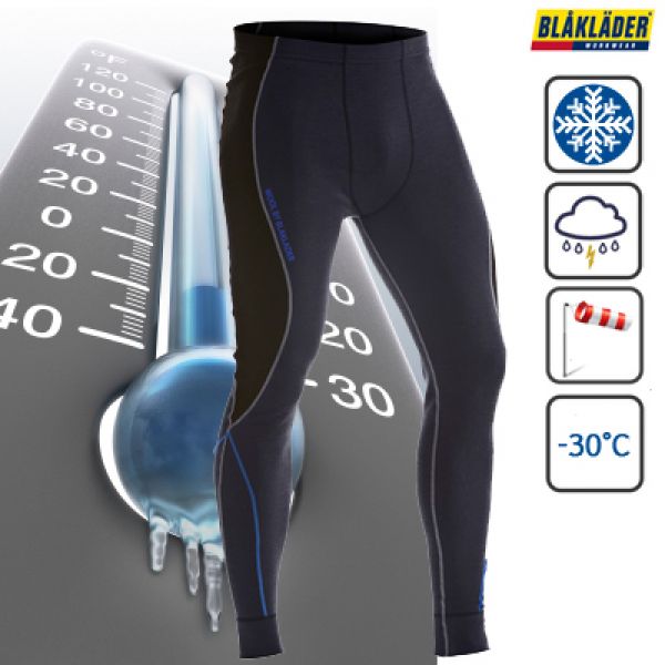 Blaklader - Top kwaliteit thermisch ondergoed - lange onderbroek in Merino wol tot -30°C
