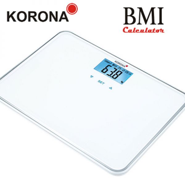 Korona Gala - Digitale personenweegschaal met BMI berekening tot 150 kg