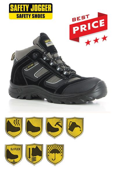 Safety Jogger - Veiligheidsschoenen / werkschoenen CLIMBER Sports S3 SRC zwart