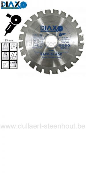 knecht Kinderpaleis lezer Dullaert-Steenhout Ninove | Prodiaxo - SAFE BLADE 125 MM. Zaagblad voor hout,aluminium,  pvc buizen, metaal tot 5mm.