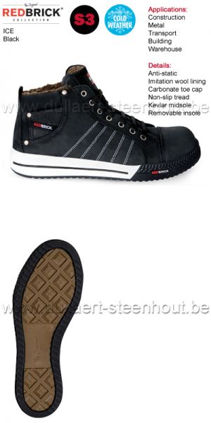 Redbrick - S3 Sneaker werkschoenen / werksneaker ICE met voering
