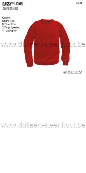 DASSY® Lionel (300449) Sweater - rood