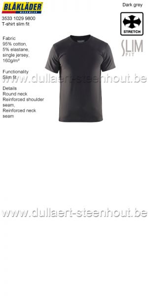 Blaklader - 353310299800 T-shirt slim fit - grijs