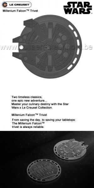 Le Creuset - Millennium Falcon™ Onderzetter 20 cm - Star Wars x Le Creuset - limited edition