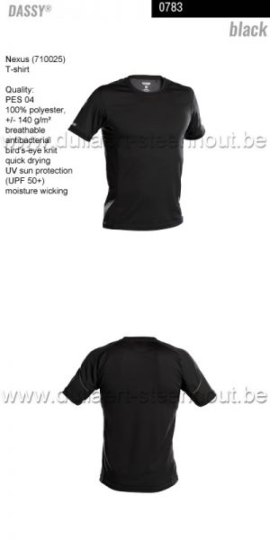 DASSY® Nexus (710025) T-shirt - kleurcode zwart
