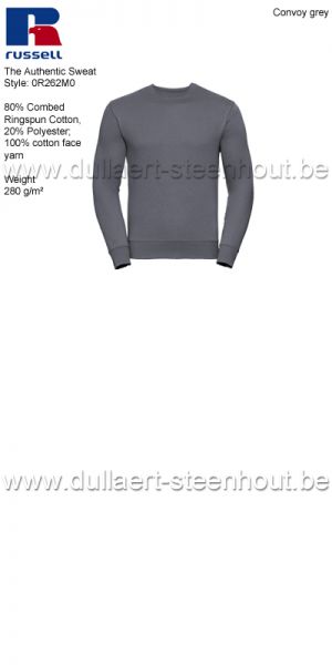 Russell The Authentic Sweat 0R262M0 sweater / werksweater - Convoy grey