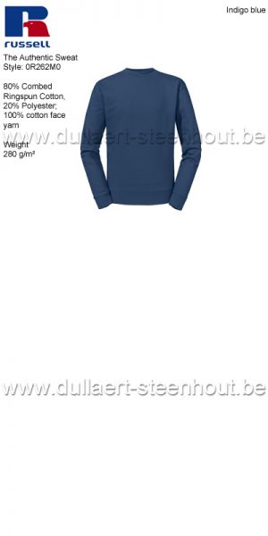 Russell The Authentic Sweat 0R262M0 sweater / werksweater - Indigo blue