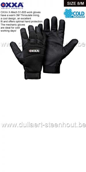 OXXA® X-Mech-Thermo 51-605 warme werkhandschoenen - MAAT 8/M