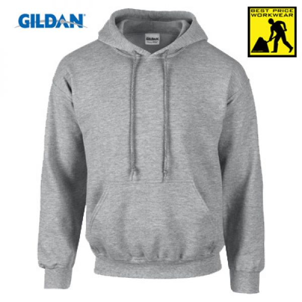 Gildan heavy blend werksweater met kap - Sport grey