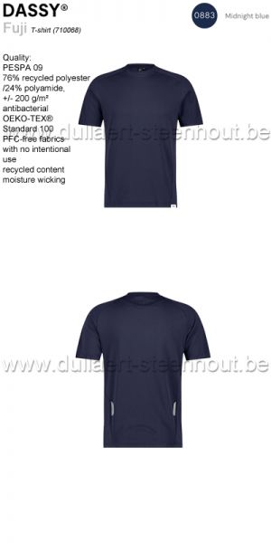DASSY® Fuji (710068) T-shirt - NACHTBLAUW 0883