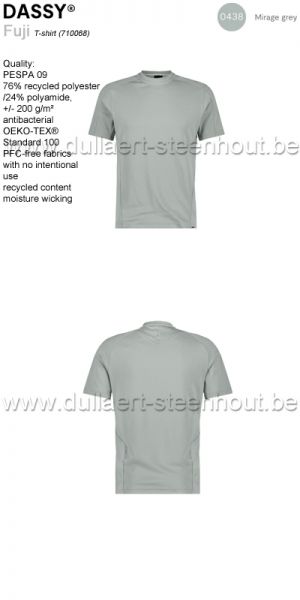 DASSY® Fuji (710068) T-shirt - MIRAGEGRIJS 0438