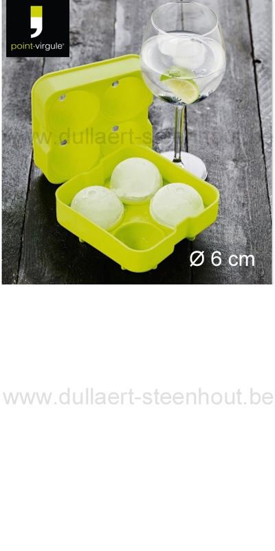 opraken Waar zij is Dullaert-Steenhout Ninove | Point virgule - Silicone ice ball maker voor 4  ijsballen van Ø 6 cm / silicone vorm