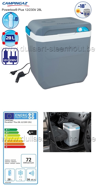 Implicaties pakket hoog Dullaert-Steenhout Ninove | Campingaz - Powerbox® Plus 12/230V 28L Stevige  koelbox met elektrische-koeltechniek