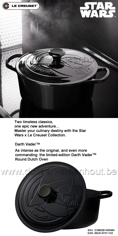 Le Creuset - Darth Vader™ braadpan/stoofpan 26 cm - Star Wars x Le Creuset - limited edition