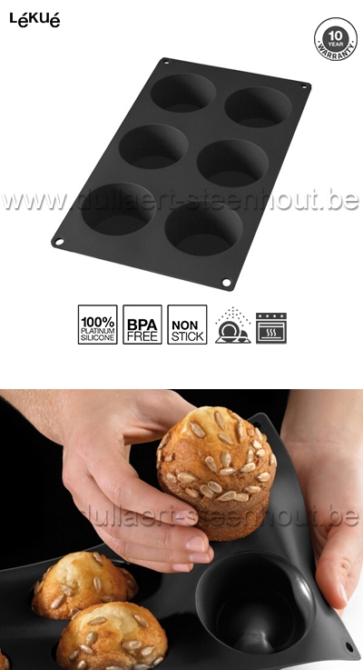 Lékué Silicone bakvorm voor cupcakes / muffins