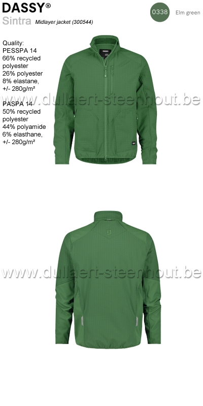 DASSY® Sintra (300544) Midlayer jacket / licht en comfortabele jas - olmgroen 0338